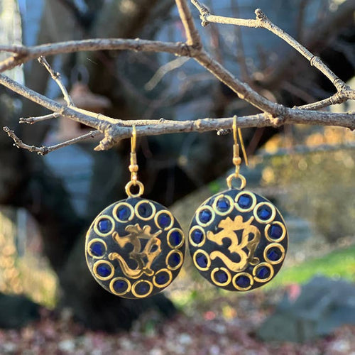 Nepalese Mosaic Earrings