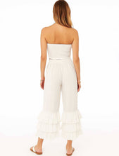 Load image into Gallery viewer, Ladies Solid Color Elastic Waist Pull -On Tiered Ruffle Pants