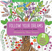Load image into Gallery viewer, Follow Your Dreams Artist's Coloring Book