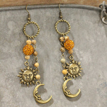 Load image into Gallery viewer, Celestial Bling Dangle Drop Earrings