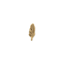Load image into Gallery viewer, Literary Quotes Feather Post Earrings