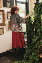 Load image into Gallery viewer, Flight of Fancy Fleece Cottage Cardigan Jacket w/Hummingbird