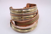 Load image into Gallery viewer, Tri-Metal Magnet Cuffs  (Wide)