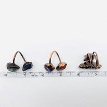 Load image into Gallery viewer, Natural Stone Irregular Fluorite Crystal Adjustable Ring