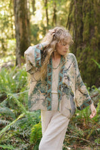 Load image into Gallery viewer, Earth &amp; Sky Pixie Duster Cropped Kimono w/ Trees
