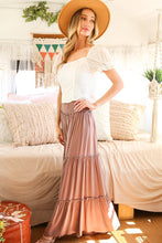 Load image into Gallery viewer, Maxi Tiered  Wide Leg Beach Palazzo Pants VP73052