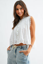 Load image into Gallery viewer, Sleeveless Cotton Blouse