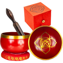 Load image into Gallery viewer, Mini Chakra Singing Bowl Red - Root (Each)