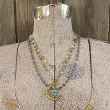 Load image into Gallery viewer, Over the Moon in Love with You Layered Necklace