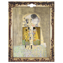 Load image into Gallery viewer, The Kiss Print Silver Bar Fine Art Earrings