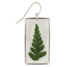 Load image into Gallery viewer, Cottage Floral Dried Fern Earrings