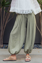 Load image into Gallery viewer, Crinkle Balloon Pants Drawstring