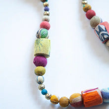 Load image into Gallery viewer, 32&quot; Handcrafted Upcycled Necklace