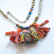 Load image into Gallery viewer, 32&quot; Handcrafted Upcycled Necklace