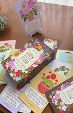 Load image into Gallery viewer, Grow With The Flow Affirmation Cards to help you bloom