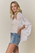 Load image into Gallery viewer, BOHO EMBROIDERED KIMONO CARDIGAN