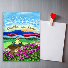 Load image into Gallery viewer, Breathe In Love Magnet