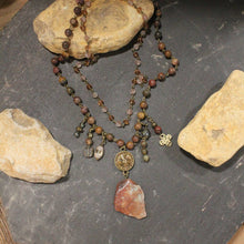 Load image into Gallery viewer, A Stones Throw Rusty Layered Necklace