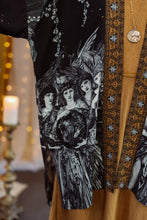 Load image into Gallery viewer, The Guardians Matineé (mid-length) duster w/ angels &amp; moon