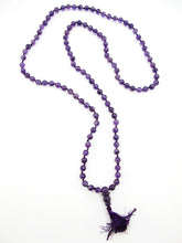 Load image into Gallery viewer, Knotted Amethyst Mala