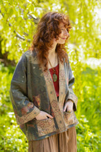 Load image into Gallery viewer, The Messenger Fleece Cottage Cardigan Jacket w/ Joan of Arc