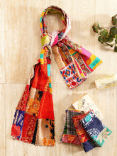 Load image into Gallery viewer, Patchwork Kantha Scarves