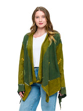 Load image into Gallery viewer, Boheminan Cardigan Handstitich Vintage Wash