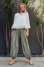 Load image into Gallery viewer, Crinkle Balloon Pants Drawstring