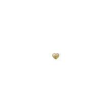 Load image into Gallery viewer, Literary Quotes Gold Happy Heart Post Earrings