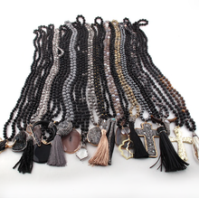 Load image into Gallery viewer, Black Statement Piece Necklaces