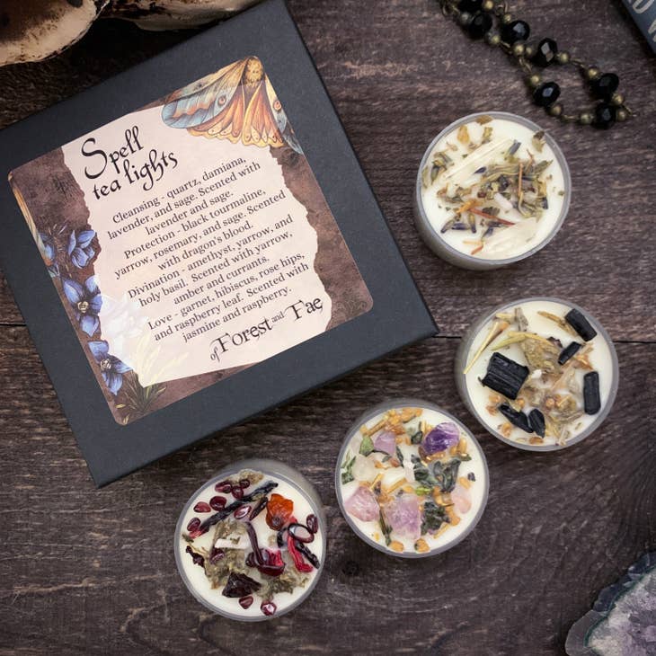 Tea Light Spell Candle Set