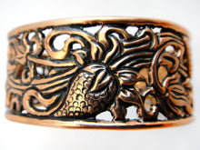 Load image into Gallery viewer, Copper Repousse Cuff - Intricate