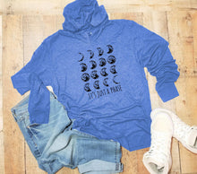 Load image into Gallery viewer, It's Just A Phase - Unisex T-Shirt Hoodie - Moon, Boho
