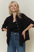 Load image into Gallery viewer, BOHO EMBROIDERED BUTTON-DOWN TOP