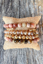 Load image into Gallery viewer, Peaches and Cream Bracelet Set
