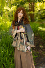 Load image into Gallery viewer, The Messenger Fleece Cottage Cardigan Jacket w/ Joan of Arc