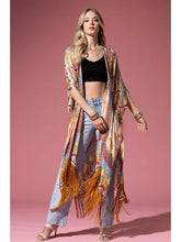 Load image into Gallery viewer, Cairo Fringe Kimono