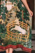 Load image into Gallery viewer, Wildheart Bohéme Long Maxi Slip Dress w/ Unicorn &amp; Castle