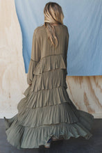 Load image into Gallery viewer, Layers Of Love Duster Kimono - Olive