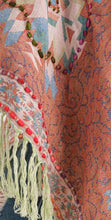 Load image into Gallery viewer, Amber Thick Stitch Embroidered Vest - Coral Rose