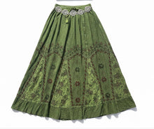 Load image into Gallery viewer, Pari Vintage Vibe Skirt with Pockets