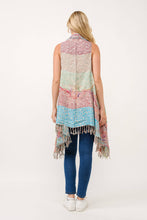 Load image into Gallery viewer, Joline Thick Stitch Embroidered Vest