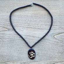 Load image into Gallery viewer, Om Rose Wood Beads