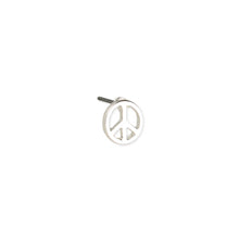 Load image into Gallery viewer, Literary Quote Peace Post Earrings