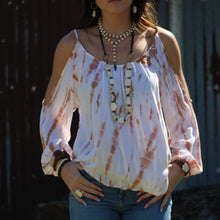 Load image into Gallery viewer, White Turquoise Slab Necklace with Leather Closure 228O