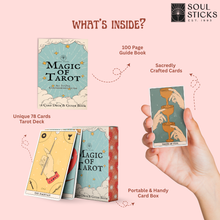 Load image into Gallery viewer, Tarot Card Deck - Magic of Tarot 5" x 3"