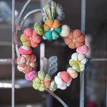 Load image into Gallery viewer, Mini Saree Pumpkin Wreath