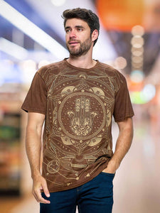 Sacred Geometry T-Shirt Hamsa