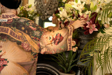 Load image into Gallery viewer, Courage Dear Heart Pixie Duster Crop Kimono w/ Sacred Heart