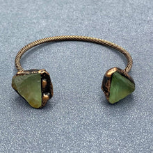 Load image into Gallery viewer, Vintage Natural Stone Retro Adjustable Cuff Bangle